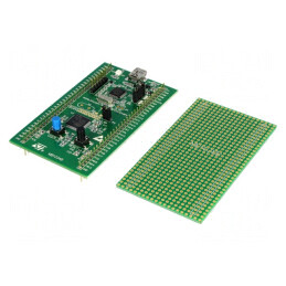 Placă de dezvoltare STM32F0DISCOVERY cu STM32F051R8T6 și interfață USB mini B