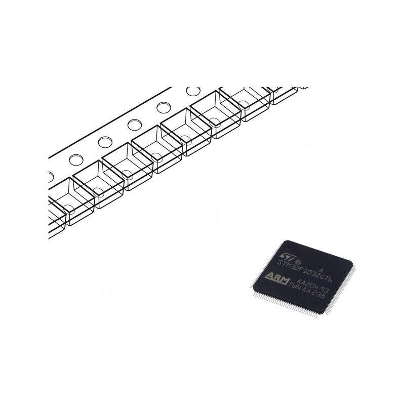 Microcontroler ARM 72MHz LQFP144 STM32F103ZGT6TR | Electronic-mag.ro | Componente Electronice