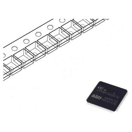 Microcontroler ARM 72MHz LQFP144 STM32F103ZGT6TR | Electronic-mag.ro | Componente Electronice