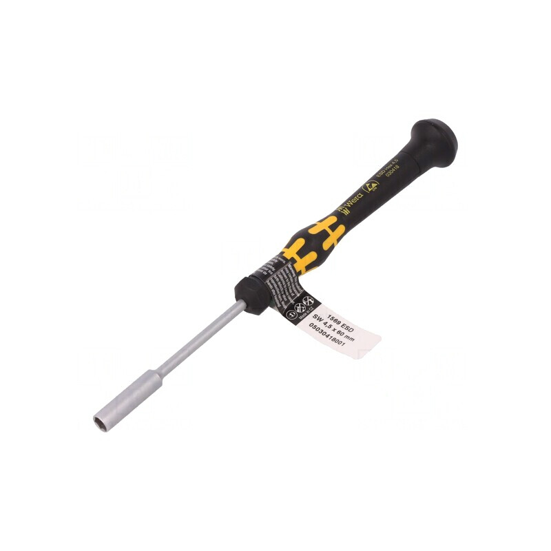 Şurubelniţă de precizie cap hexagonal 60mm ESD WERA | Electronic-mag.ro | Componente Electronice