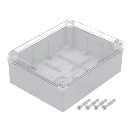 Carcasă Universală Gri IP65 190x240x90mm | Electronic-mag.ro | Componente Electronice