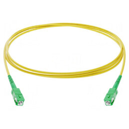 Patch Cord Fibră Optică SC/APC 30m Galben | Electronic-mag.ro | Componente Electronice