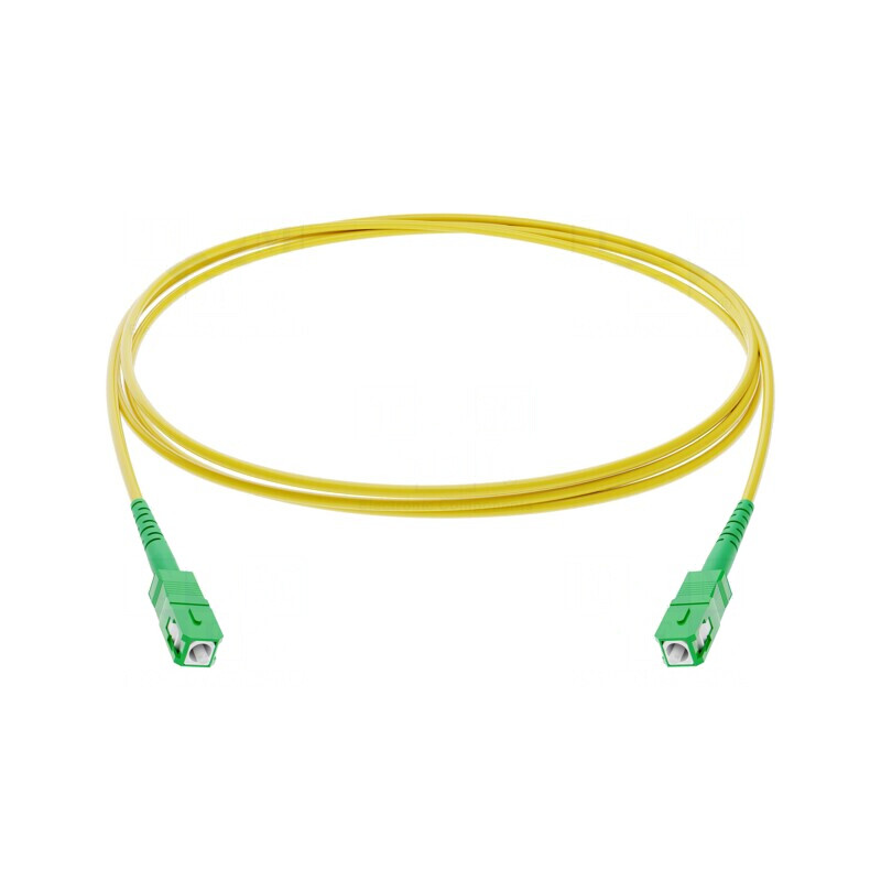 Patch Cord Fibră Optică SC/APC 30m Galben | Electronic-mag.ro | Componente Electronice