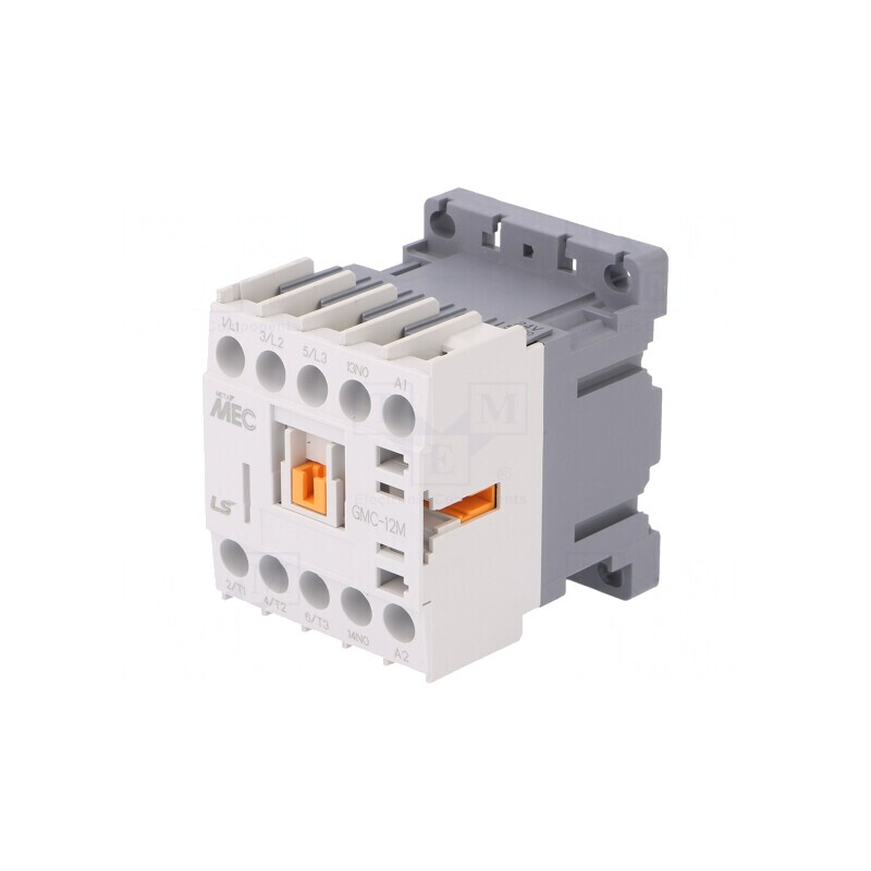 Contactor 3P 12A NO 24VAC cu 3 Contacte Auxiliare NO | Electronic-mag.ro | Componente Electronice