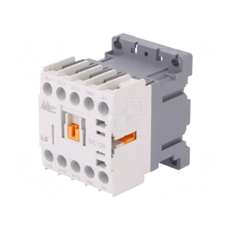 Contactor 3P 12A NO 24VAC cu 3 Contacte Auxiliare NO | Electronic-mag.ro | Componente Electronice