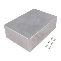 Carcasă Universală Aluminiu IP54 121x171x55mm | Electronic-mag.ro | Componente Electronice