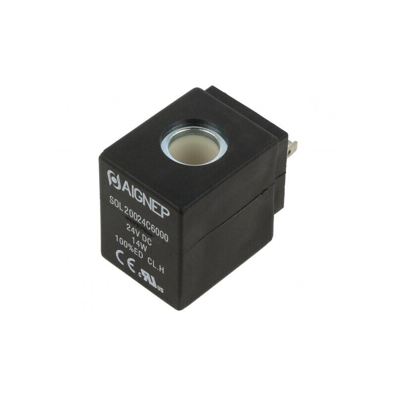 Bobină Electrovalvă IP65 24VDC 14W 13mm | Electronic-mag.ro | Componente Electronice