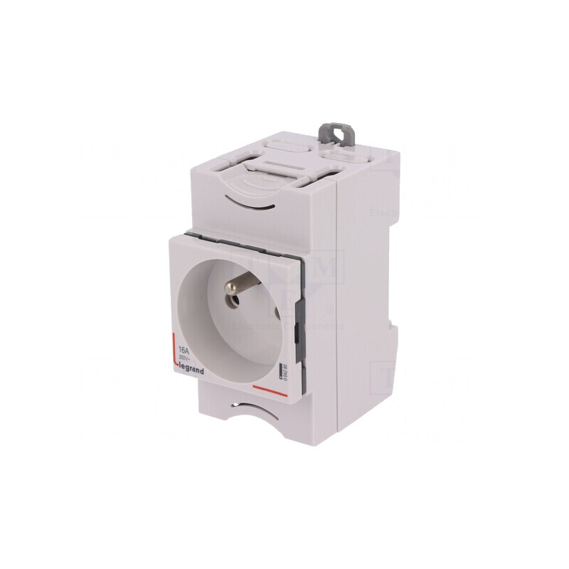Soclu E 250VAC 10A pentru şină DIN | Electronic-mag.ro | Componente Electronice