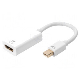 Adaptor DisplayPort la HDMI Alb 0,2m