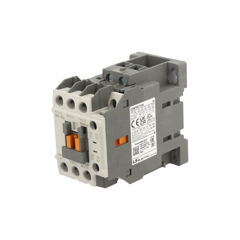 Contactor 3P 9A 400VAC cu Contacte Auxiliare NO NC | Electronic-mag.ro | Componente Electronice
