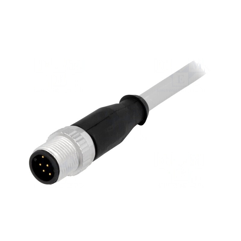 Mufă M12 PIN 8 tată 0,5m drept DeviceNet/CANopen | Electronic-mag.ro | Componente Electronice