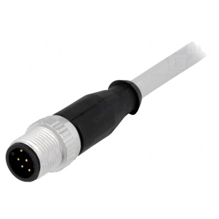 Mufă M12 PIN 8 tată 0,5m drept DeviceNet/CANopen | Electronic-mag.ro | Componente Electronice