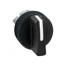 Comutator Rotativ 22mm Negru 3 Pozitii | Electronic-mag.ro | Componente Electronice