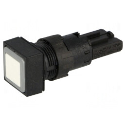 Comutator Apăsare 16mm Alb 2 Poziții | Electronic-mag.ro | Componente Electronice