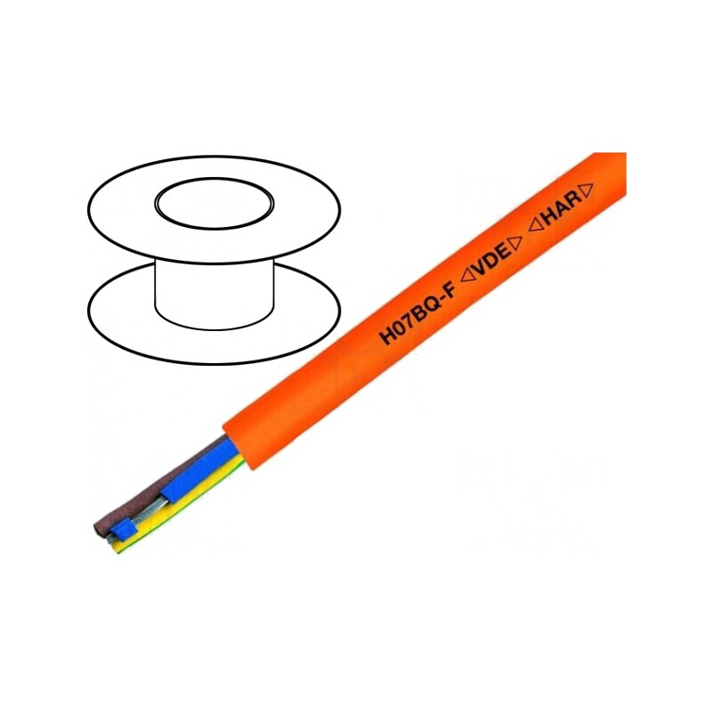 Cablu H07BQ-F 5G4mm2 Neecranat Portocaliu Cu Litat 450V/750V | Electronic-mag.ro | Componente Electronice Cablu H07BQ-F 5G4mm2 Neecranat Portocaliu Cu Litat 450V/750V | Electronic-mag.ro | Componente Electronice