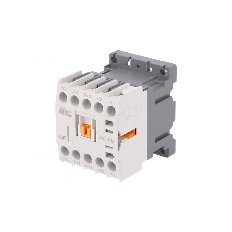 Contactor 3P NO 230VAC 12A GMC-12M | Electronic-mag.ro | Componente Electronice