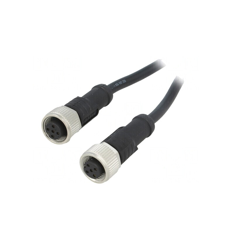 Cablu senzori/automatizări M12-M12 1m | Electronic-mag.ro | Componente Electronice