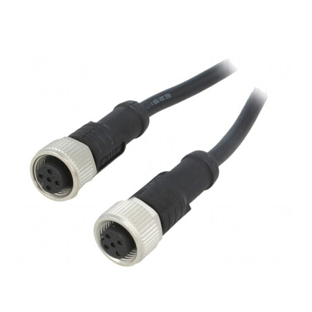 Cablu senzori/automatizări M12-M12 1m | Electronic-mag.ro | Componente Electronice