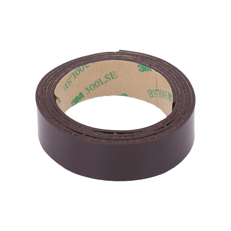 Bandă magnetică cauciuc 19mm x 1m 3M | Electronic-mag.ro | Componente Electronice