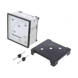 Voltmetru Panou 0-300V 96x96x68mm | Electronic-mag.ro | Componente Electronice