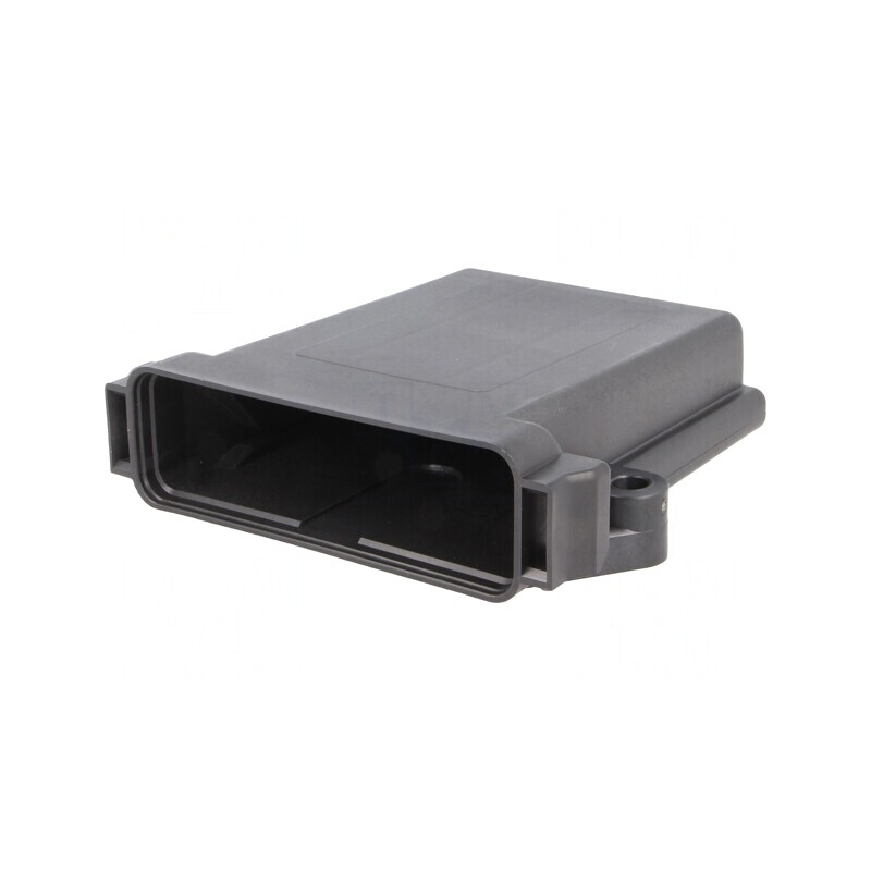 Carcasă neagră de specialitate pentru înșurubare EEC 325X 4B | Electronic-mag.ro | Componente Electronice