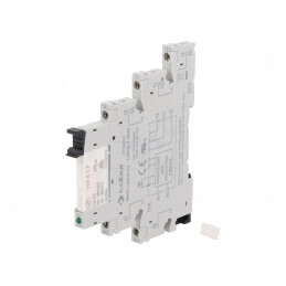 Releu Intermediar SPDT 24V AC/DC pentru Șină DIN | Electronic-mag.ro | Componente Electronice