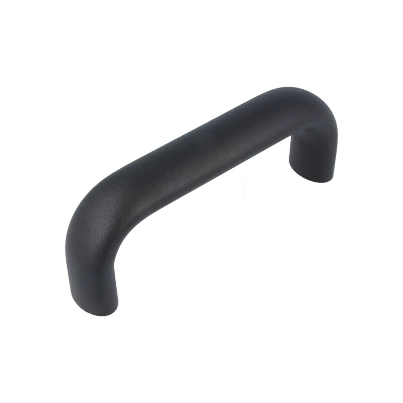 Manetă Aluminiu Neagră 55mm x 145mm x 26mm | Electronic-mag.ro | Componente Electronice