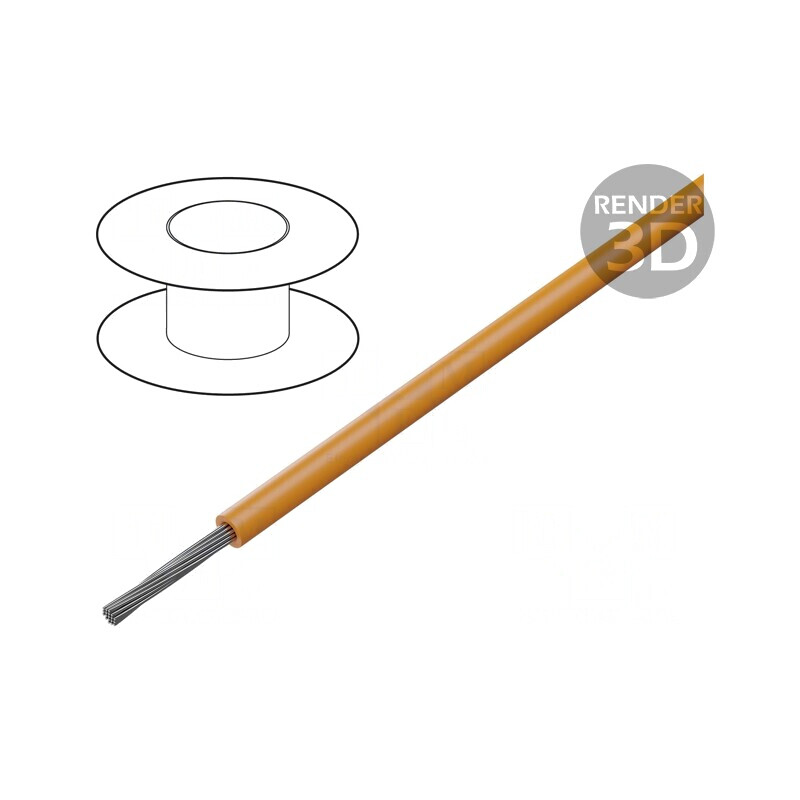 Cablu HookUp Wire 24AWG PVC Portocaliu 30V 30.5m | Electronic-mag.ro | Componente Electronice Cablu HookUp Wire 24AWG PVC Portocaliu 30V 30.5m | Electronic-mag.ro | Componente Electronice