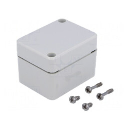Carcasă universală gri 50x65x45mm PC IK07 | Electronic-mag.ro | Componente Electronice