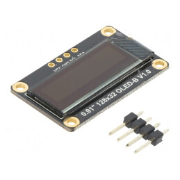 Display OLED 0.91 inch 128x32 I2C 180cd/m2