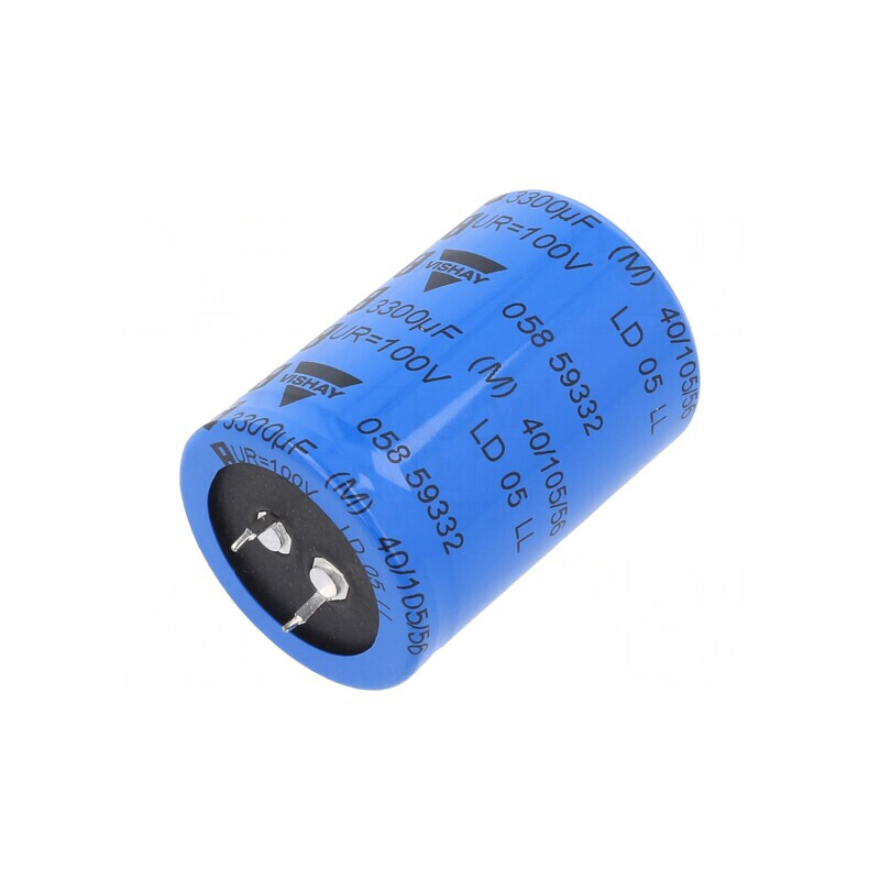 Condensator Electrolitic SNAP-IN 3,3mF 100VDC Ø35x50mm ±20% | Electronic-mag.ro | Componente Electronice