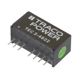 Convertor DC/DC 3W 36-75V la 12V/-12V SIP8 | Electronic-mag.ro | Componente Electronice