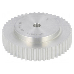 Roată de curea T5 aluminiu 21T 10mm 75,55mm | Electronic-mag.ro | Componente Electronice