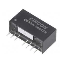 Convertor DC/DC 3W 18-36V la 12V 250mA SIP8 | Electronic-mag.ro | Componente Electronice
