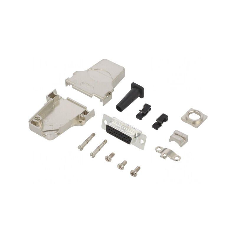 Conector D-Sub 26 PIN Mamă Unghi 45° Lipire Gold Flash | Electronic-mag.ro | Componente Electronice Conector D-Sub 26 PIN Mamă Unghi 45° Lipire Gold Flash | Electronic-mag.ro | Componente Electronice