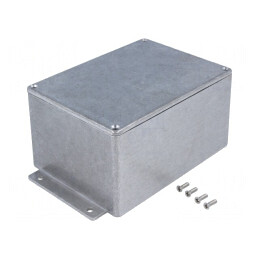 Carcasă universală 100x140x75mm cu lame de fixare | Electronic-mag.ro | Componente Electronice