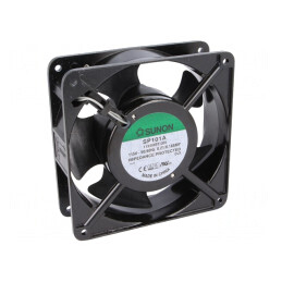 Ventilator AC Axial 115V 120x120x38mm 144m3/h 48dBA | Electronic-mag.ro | Componente Electronice