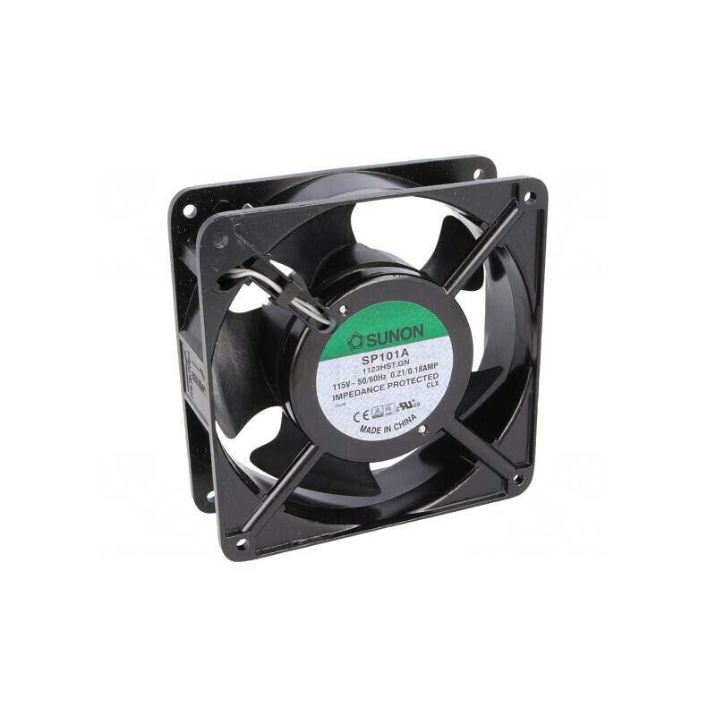 Ventilator AC Axial 115V 120x120x38mm 144m3/h 48dBA | Electronic-mag.ro | Componente Electronice