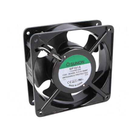 Ventilator AC Axial 115V 120x120x38mm 144m3/h 48dBA | Electronic-mag.ro | Componente Electronice