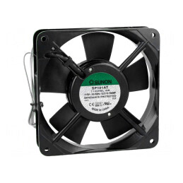 Ventilator AC Axial 115VAC 120x120x25mm 132m3/h 46dBA | Electronic-mag.ro | Componente Electronice