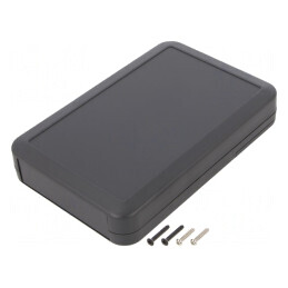 Carcasă universală ABS gri închis 96x145x27mm | Electronic-mag.ro | Componente Electronice