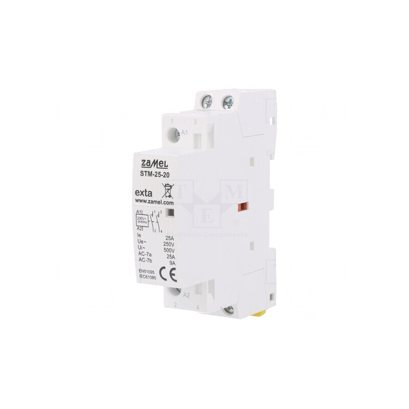 Contactor 2P 25A 230V NO STM-25-20 | Electronic-mag.ro | Componente Electronice