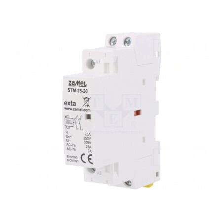 Contactor 2P 25A 230V NO STM-25-20 | Electronic-mag.ro | Componente Electronice