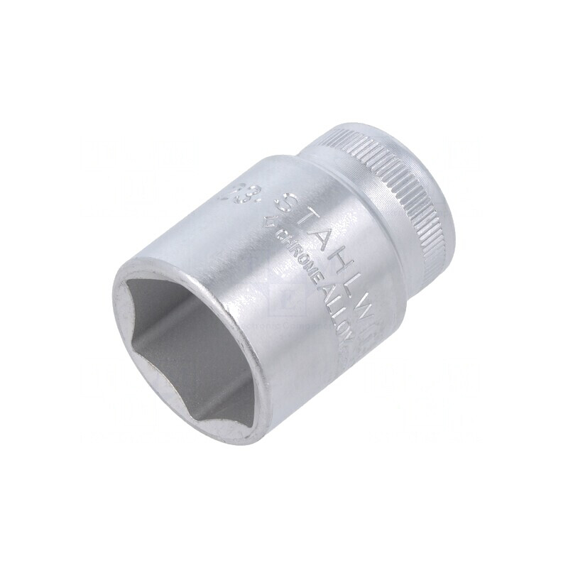 Cheie tubulară hexagonală 23mm 1/2" 42mm oțel cromat scurtă | Electronic-mag.ro | Componente Electronice