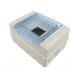 Carcasă modulară IP65 gri deschis 4 moduri | Electronic-mag.ro | Componente Electronice