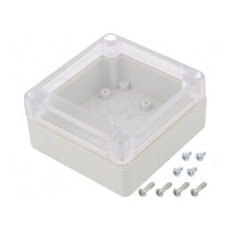 Carcasă Universală Policarbonat 80x85x40mm Ritec | Electronic-mag.ro | Componente Electronice
