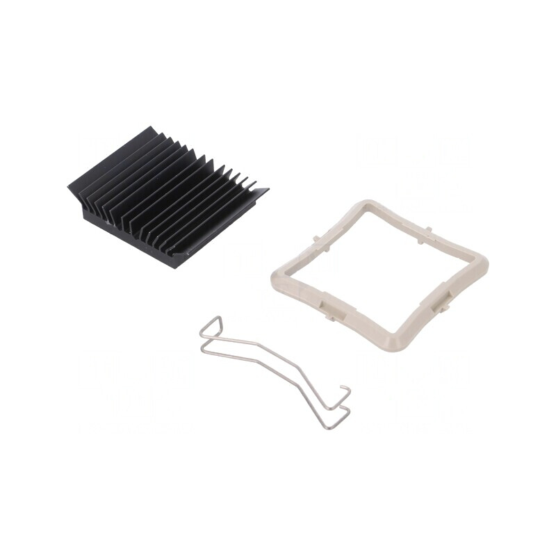 Radiator Extrudat cu Aripioare BGA Negru 35x35mm | Electronic-mag.ro | Componente Electronice Radiator Extrudat cu Aripioare BGA Negru 35x35mm | Electronic-mag.ro | Componente Electronice