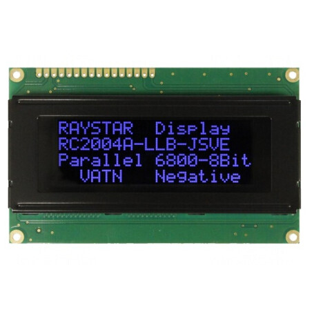 Afișaj LCD Alfanumeric 20x4 98x60x13.6mm LED | Electronic-mag.ro | Componente Electronice