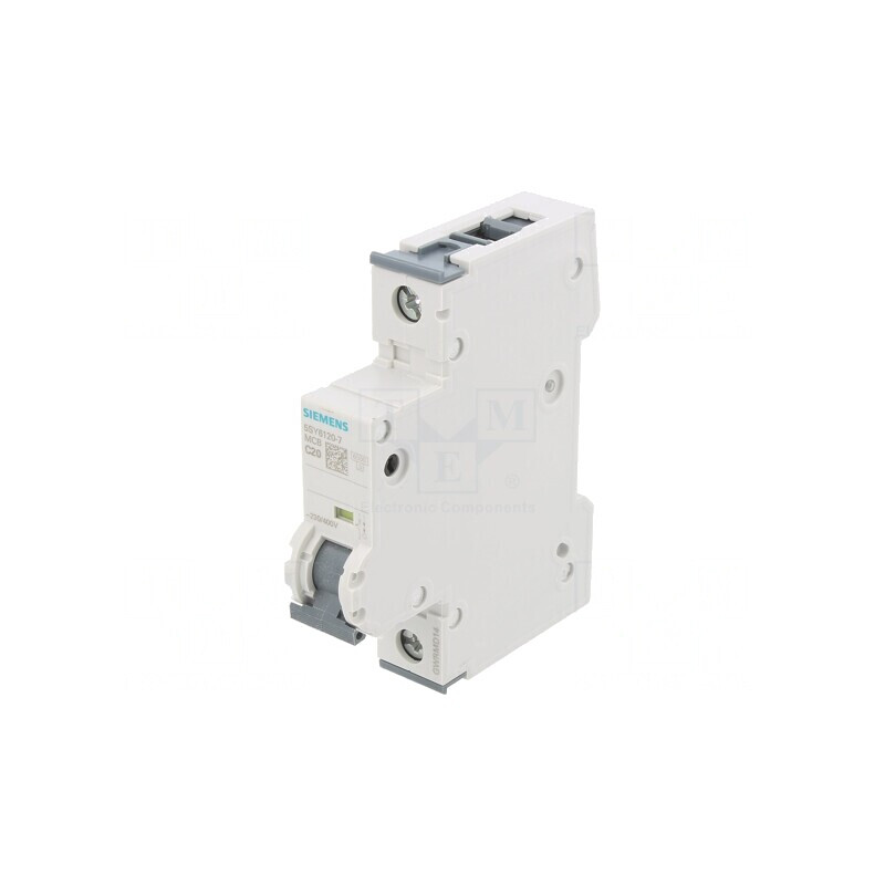 Întrerupător de Supracurent 20A 230/400V 1P 6kA | Electronic-mag.ro | Componente Electronice