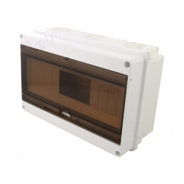 Carcasă modulară IP40 albă 12 module | Electronic-mag.ro | Componente Electronice